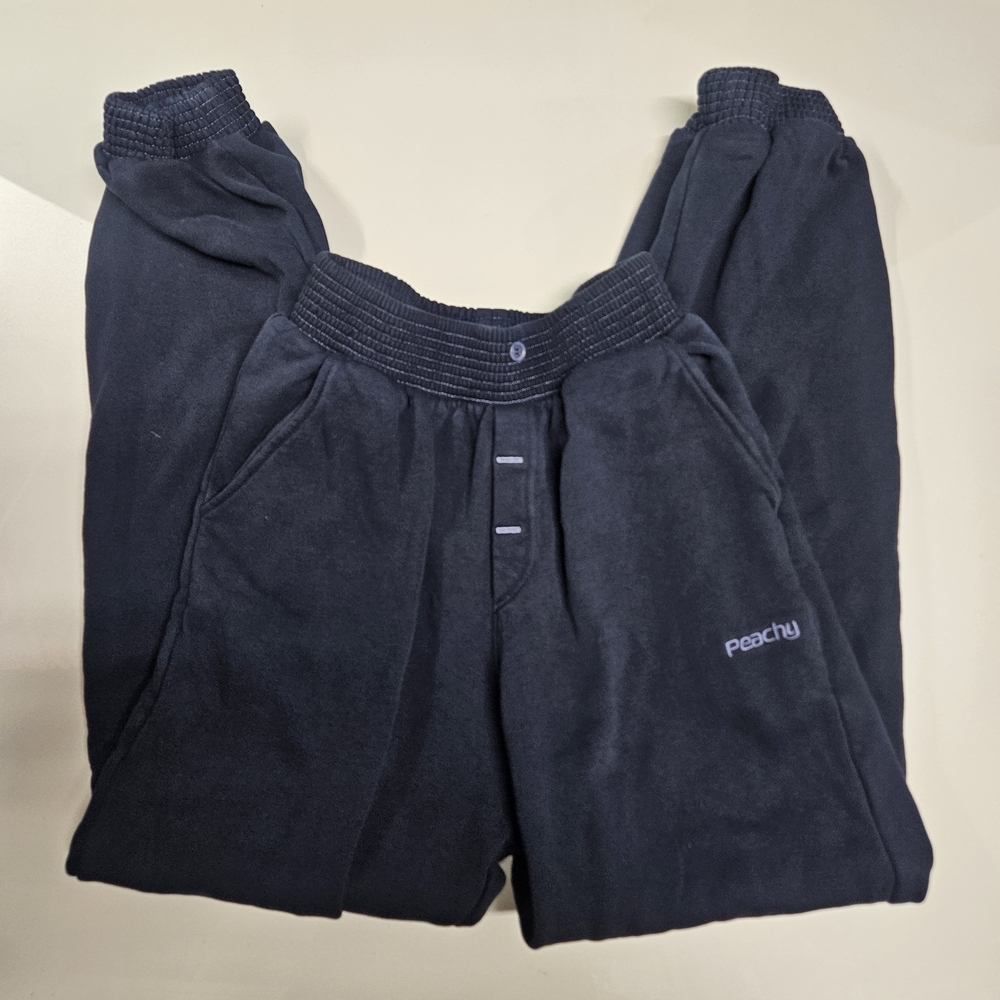 peachy den navy jogger sweats